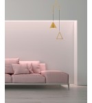 MOOSEE lampa wisząca ACUSTICA złota (MSE010100331) MOOSEE lampa wisząca ACUSTICA złota (MSE010100331)