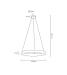Moosee MOOSEE lampa wisząca LIBERTY 40 złota (MSE010100172) Moosee MOOSEE lampa wisząca LIBERTY 40 złota (MSE010100172)