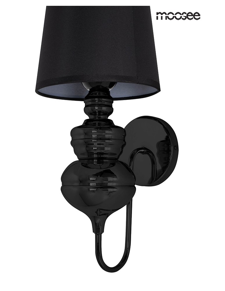 MOOSEE lampa ścienna QUEEN 20 czarna (MSE010100228) MOOSEE lampa ścienna QUEEN 20 czarna (MSE010100228)
