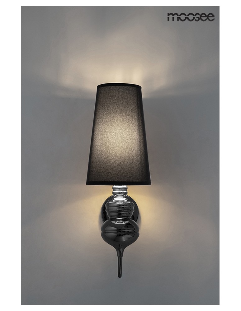 MOOSEE lampa ścienna QUEEN 20 czarna (MSE010100228) MOOSEE lampa ścienna QUEEN 20 czarna (MSE010100228)