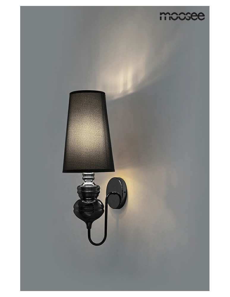 MOOSEE lampa ścienna QUEEN 20 czarna (MSE010100228) MOOSEE lampa ścienna QUEEN 20 czarna (MSE010100228)