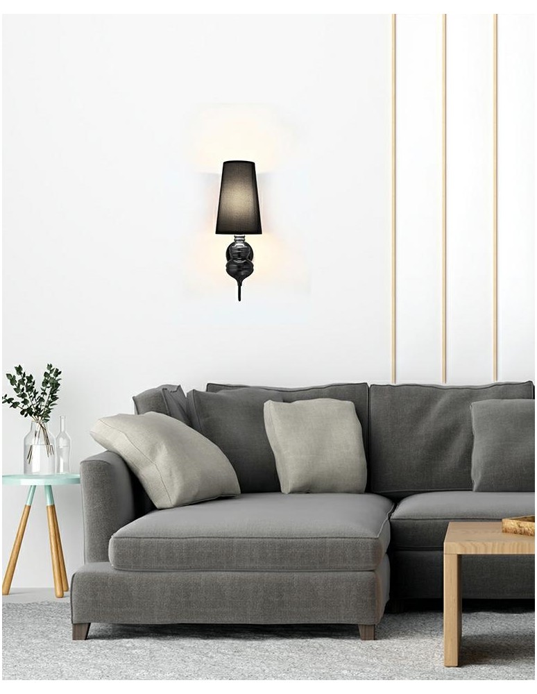 MOOSEE lampa ścienna QUEEN 20 czarna (MSE010100228) MOOSEE lampa ścienna QUEEN 20 czarna (MSE010100228)
