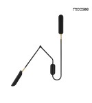 Kinkiety designerskie - MOOSEE lampa ścienna TENTA czarna (MSE010100297) - product 1
