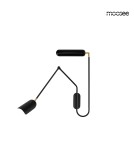 Kinkiety designerskie - MOOSEE lampa ścienna TENTA czarna (MSE010100297) - product 3
