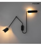 Kinkiety designerskie - MOOSEE lampa ścienna TENTA czarna (MSE010100297) - product 6