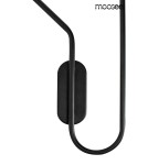 Kinkiety designerskie - MOOSEE lampa ścienna TENTA czarna (MSE010100297) - product 7