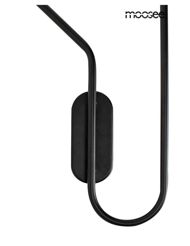 MOOSEE lampa ścienna TENTA czarna (MSE010100297)