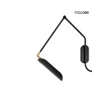 Kinkiety designerskie - MOOSEE lampa ścienna TENTA czarna (MSE010100297) - product 10