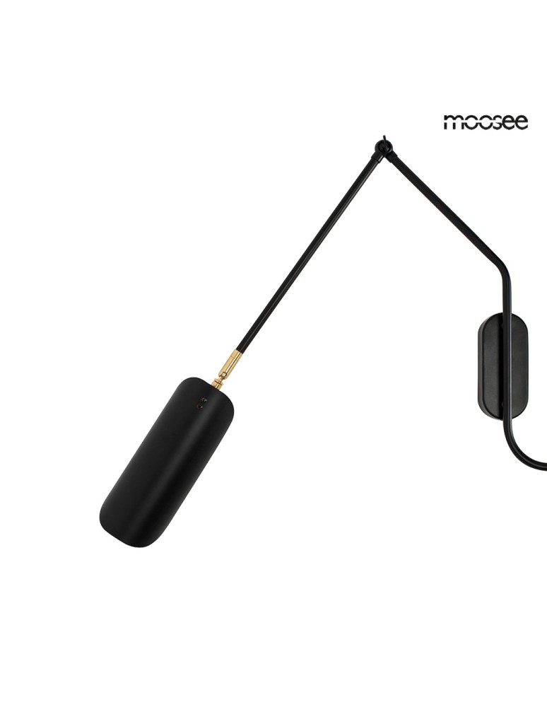 MOOSEE lampa ścienna TENTA czarna (MSE010100297)