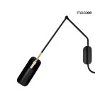 Kinkiety designerskie - MOOSEE lampa ścienna TENTA czarna (MSE010100297) - product 12