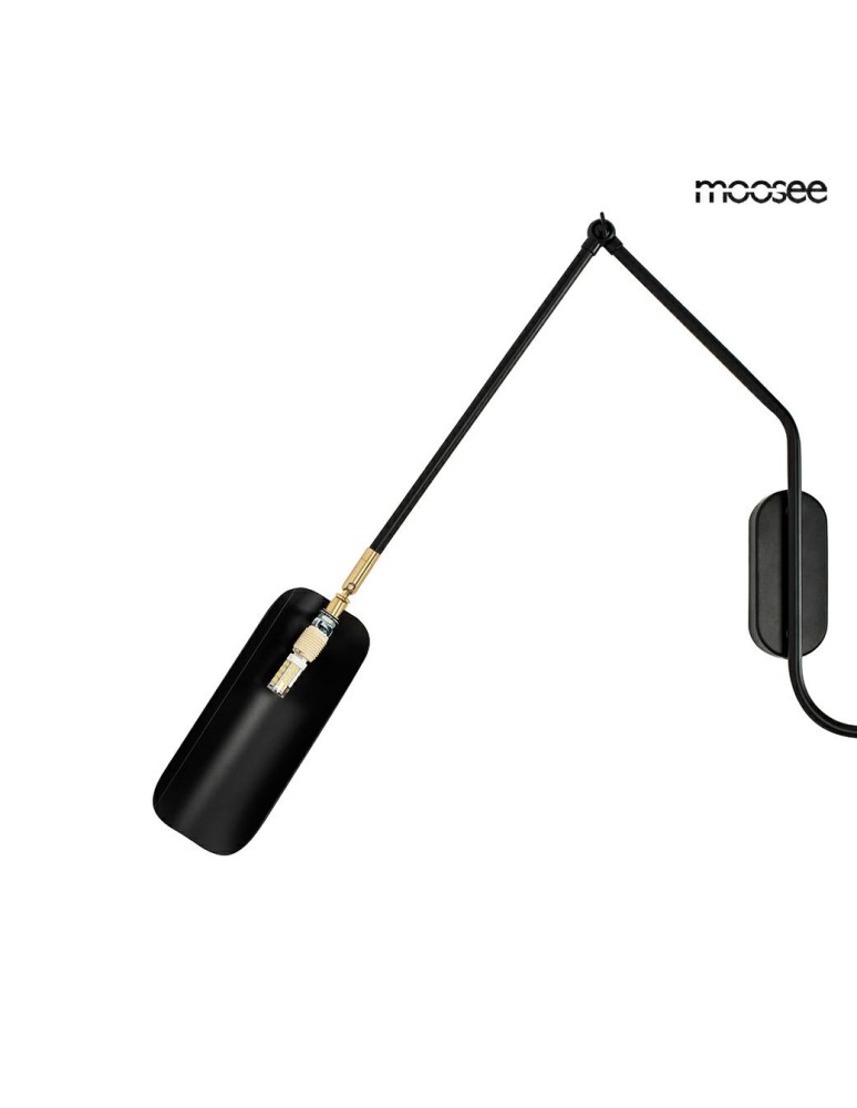MOOSEE lampa ścienna TENTA czarna (MSE010100297)