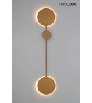 Kinkiety designerskie - MOOSEE lampa ścienna SHADOW 2 złota (MSE010100354) - product 2