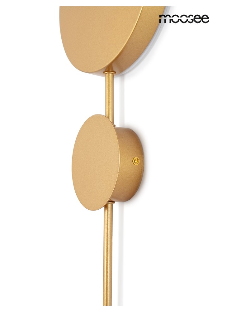 MOOSEE lampa ścienna SHADOW 2 złota (MSE010100354)