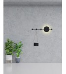 Moosee MOOSEE lampa ścienna SHADOW HANG z wieszakiem czarna (MSE010400210) Moosee MOOSEE lampa ścienna SHADOW HANG z wieszakiem czarna (MSE010400210)