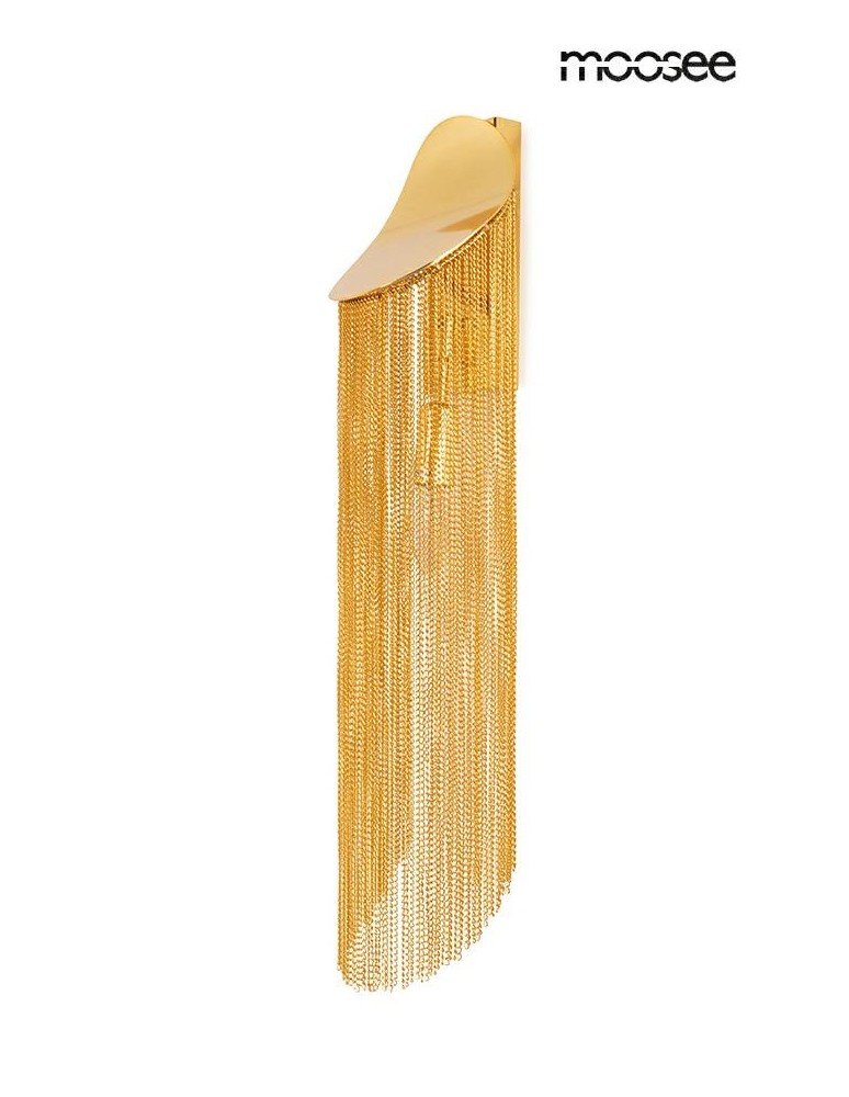 MOOSEE lampa ścienna LAMBADA łańcuszki złota (MSE010100374) MOOSEE lampa ścienna LAMBADA łańcuszki złota (MSE010100374)