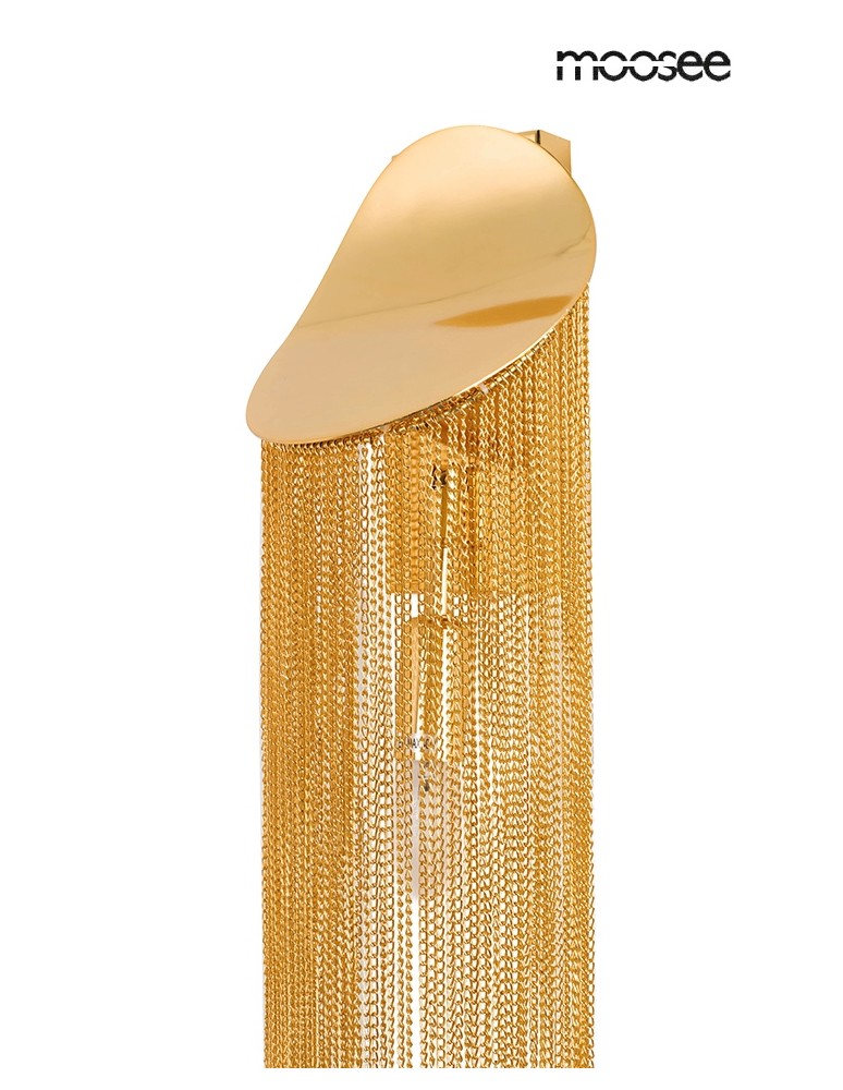 MOOSEE lampa ścienna LAMBADA łańcuszki złota (MSE010100374) MOOSEE lampa ścienna LAMBADA łańcuszki złota (MSE010100374)