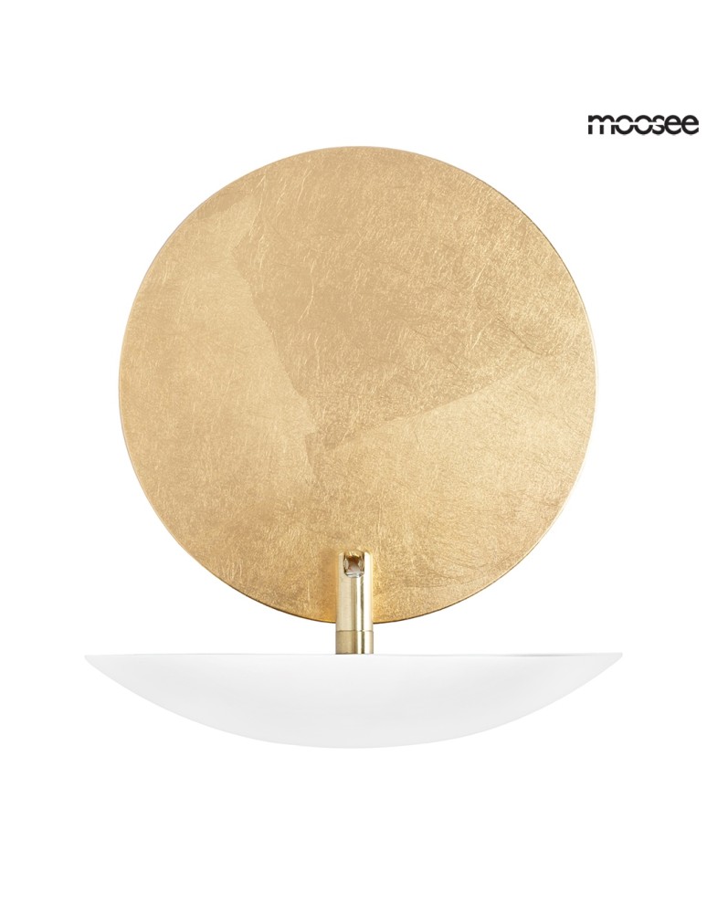 Moosee MOOSEE lampa ścienna ECLISE złota / biała (MSE010400203) Moosee MOOSEE lampa ścienna ECLISE złota / biała (MSE010400203)