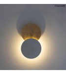 Moosee MOOSEE lampa ścienna ECLISE złota / biała (MSE010400203) Moosee MOOSEE lampa ścienna ECLISE złota / biała (MSE010400203)