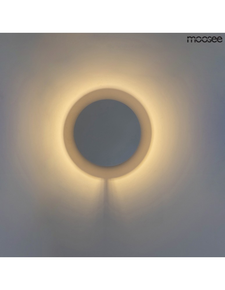 Moosee MOOSEE lampa ścienna ECLISE złota / biała (MSE010400203) Moosee MOOSEE lampa ścienna ECLISE złota / biała (MSE010400203)