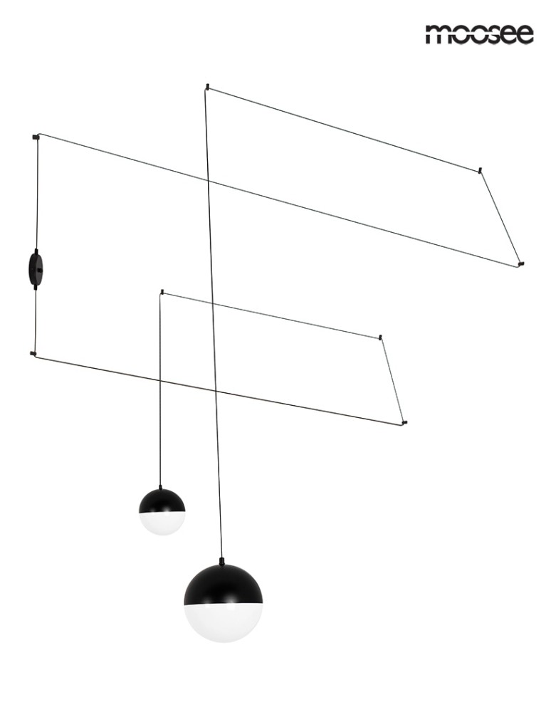 Moosee MOOSEE lampa ścienna BOWL DUO czarna (MSE010100152) Moosee MOOSEE lampa ścienna BOWL DUO czarna (MSE010100152)