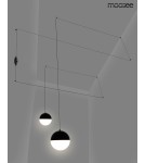 Moosee MOOSEE lampa ścienna BOWL DUO czarna (MSE010100152) Moosee MOOSEE lampa ścienna BOWL DUO czarna (MSE010100152)