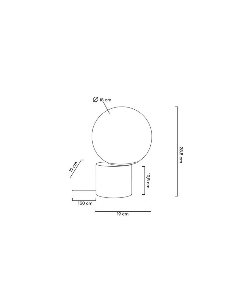 Moosee MOOSEE lampa stołowa PARLA 20 złota (MSE010300141)