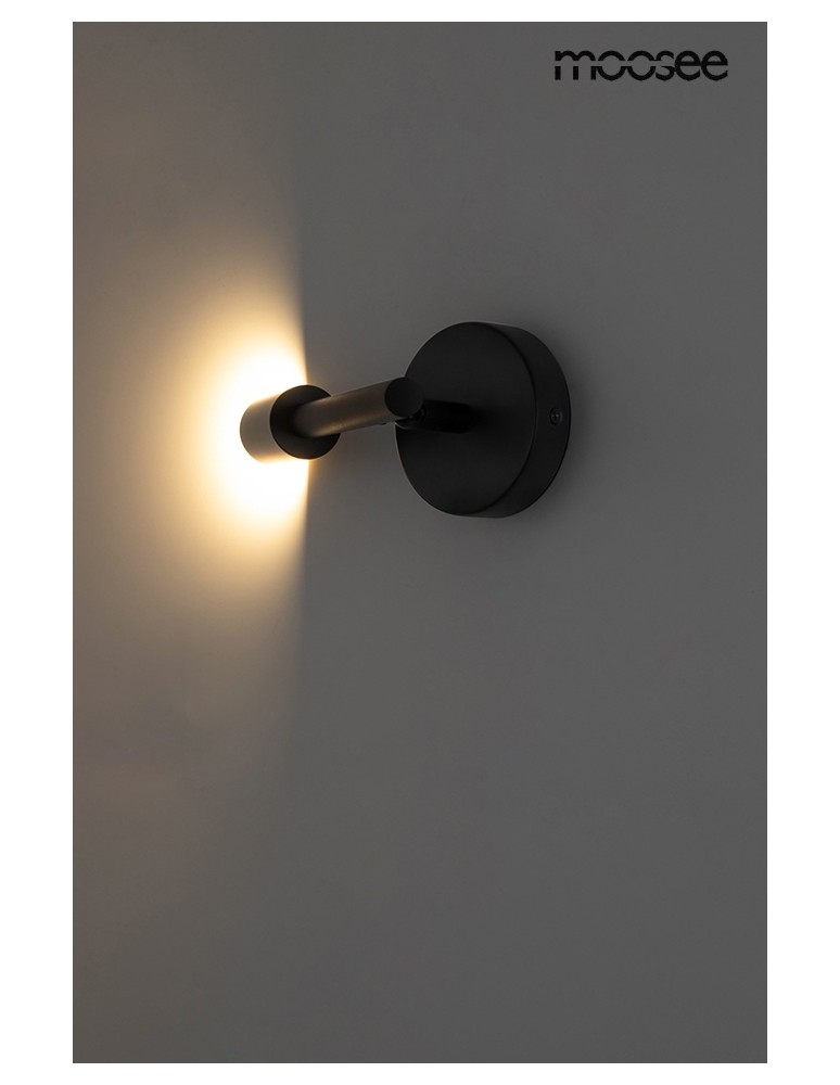 MOOSEE lampa ścienna PRISMA czarna (MSE010100296) MOOSEE lampa ścienna PRISMA czarna (MSE010100296)