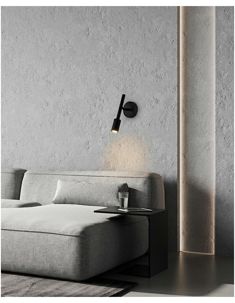MOOSEE lampa ścienna PRISMA czarna (MSE010100296) MOOSEE lampa ścienna PRISMA czarna (MSE010100296)
