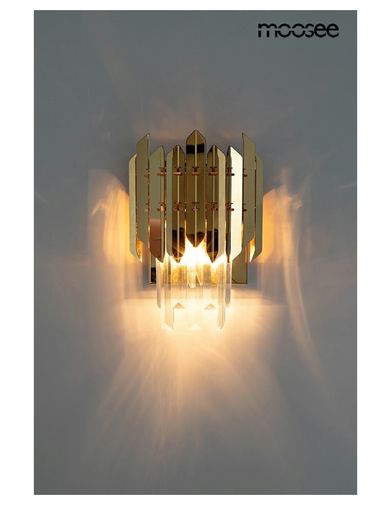 MOOSEE lampa ścienna MAJESTIC złota (MSE010100365)