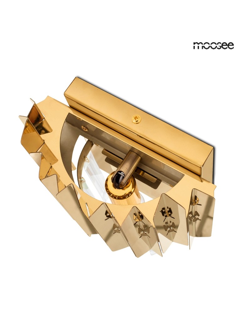 MOOSEE lampa ścienna MAJESTIC złota (MSE010100365)