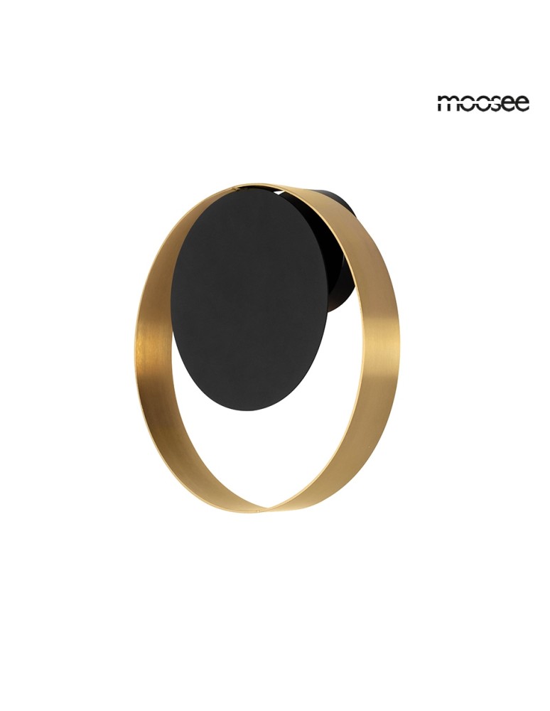 MOOSEE lampa ścienna BAND złota / czarna (MSE010100339) MOOSEE lampa ścienna BAND złota / czarna (MSE010100339)