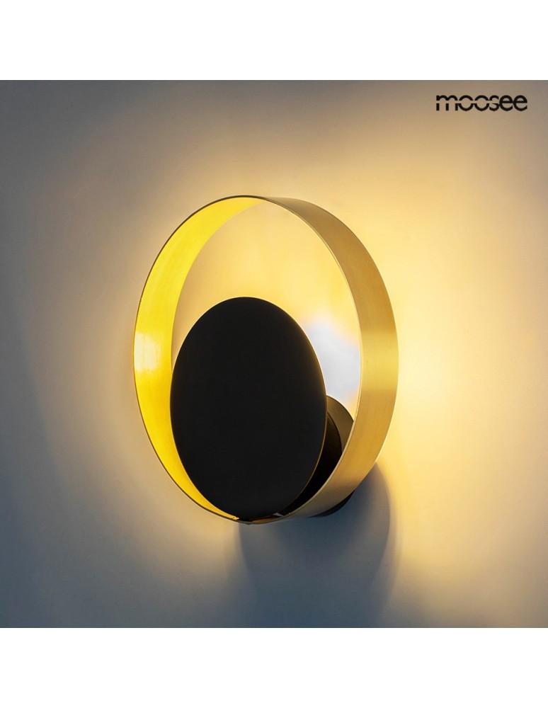 MOOSEE lampa ścienna BAND złota / czarna (MSE010100339) MOOSEE lampa ścienna BAND złota / czarna (MSE010100339)