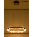 Moosee MOOSEE lampa wisząca SATURNUS 70 złota - LED, kryształ, stal szczotkowana (MSE010100167) Moosee MOOSEE lampa wisząca SATURNUS 70 złota - LED, kryształ, stal szczotkowana (MSE010100167)