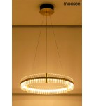 Moosee MOOSEE lampa wisząca SATURNUS 70 złota - LED, kryształ, stal szczotkowana (MSE010100167) Moosee MOOSEE lampa wisząca SATURNUS 70 złota - LED, kryształ, stal szczotkowana (MSE010100167)