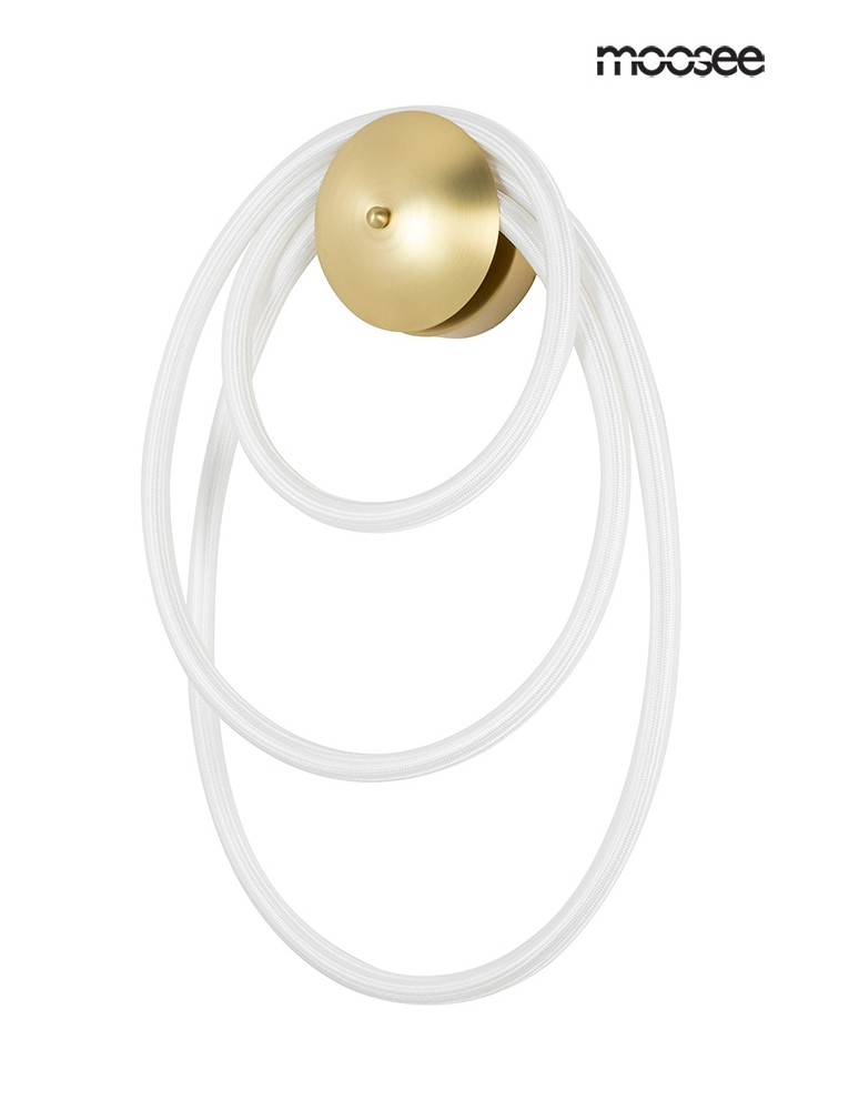 MOOSEE lampa ścienna SERPIENTE złota (MSE010100237)