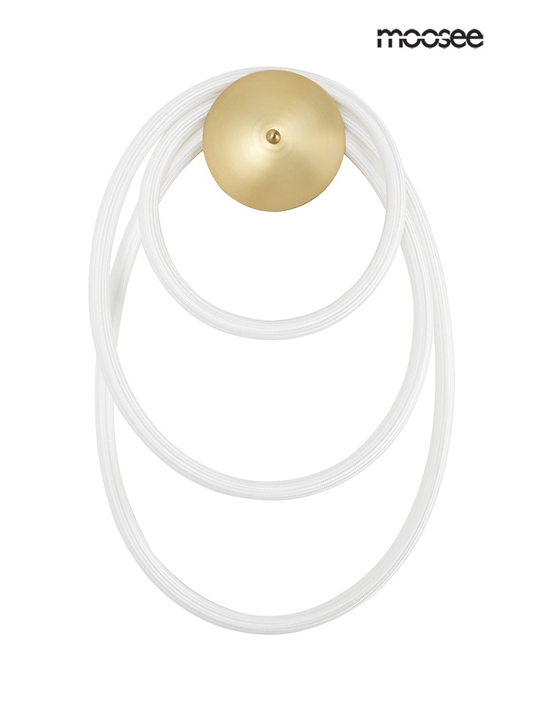 MOOSEE lampa ścienna SERPIENTE złota (MSE010100237)