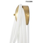 Kinkiety designerskie - MOOSEE lampa ścienna SERPIENTE złota (MSE010100237) - product 5