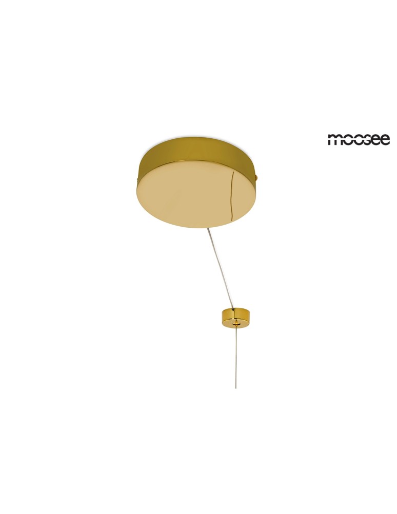 Moosee MOOSEE lampa wisząca RING LUXURY 90 złota - LED, chromowane złoto (MSE010100190) Moosee MOOSEE lampa wisząca RING LUXURY 90 złota - LED, chromowane złoto (MSE010100190)