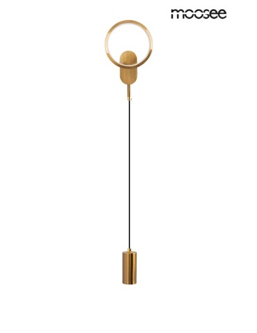 MOOSEE lampa ścienna COMO złota (MSE010100345)