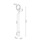 MOOSEE lampa ścienna COMO złota (MSE010100345) MOOSEE lampa ścienna COMO złota (MSE010100345)
