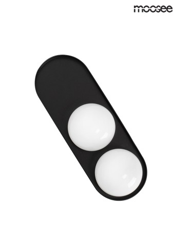 MOOSEE lampa ścienna DROPS 2 czarna (MSE010100271)