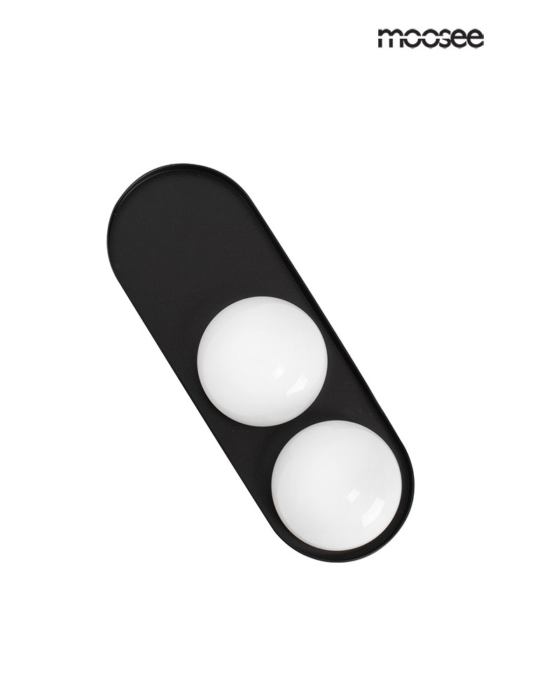 MOOSEE lampa ścienna DROPS 2 czarna (MSE010100271) MOOSEE lampa ścienna DROPS 2 czarna (MSE010100271)