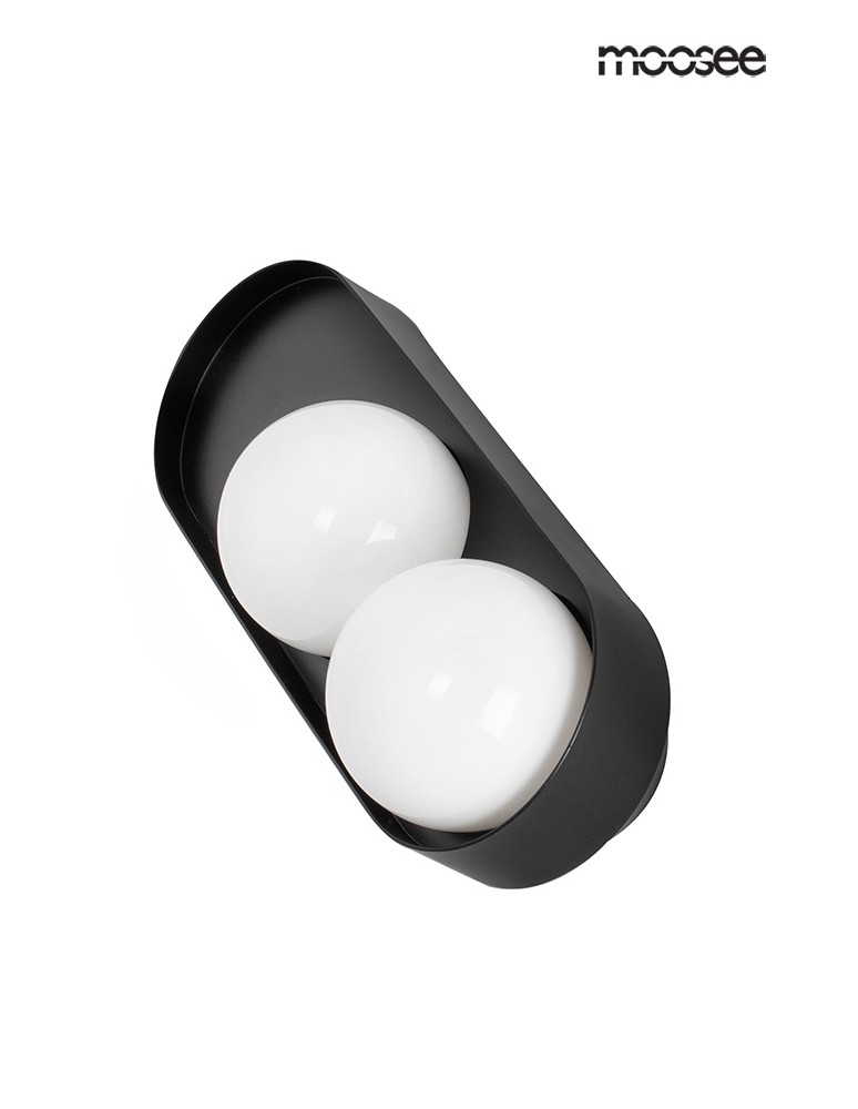 MOOSEE lampa ścienna DROPS 2 czarna (MSE010100271) MOOSEE lampa ścienna DROPS 2 czarna (MSE010100271)