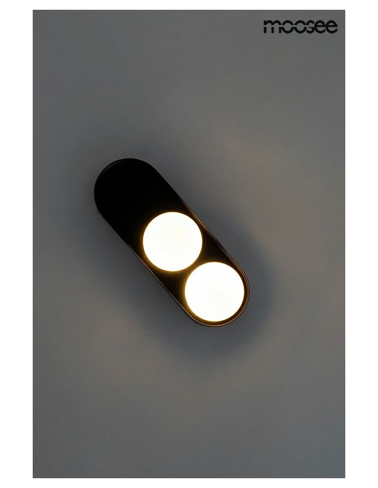 MOOSEE lampa ścienna DROPS 2 czarna (MSE010100271) MOOSEE lampa ścienna DROPS 2 czarna (MSE010100271)