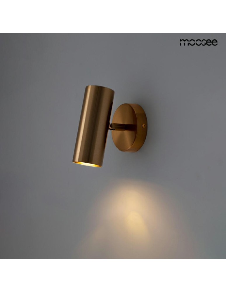 Moosee MOOSEE lampa ścienna SPOT złota (MSE010400215) Moosee MOOSEE lampa ścienna SPOT złota (MSE010400215)