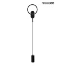 Kinkiety nowoczesne - MOOSEE lampa ścienna COMO czarna (MSE010100344) - product 1