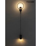 Kinkiety nowoczesne - MOOSEE lampa ścienna COMO czarna (MSE010100344) - product 2