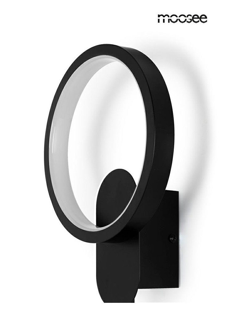 MOOSEE lampa ścienna COMO czarna (MSE010100344)