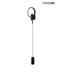 Kinkiety nowoczesne - MOOSEE lampa ścienna COMO czarna (MSE010100344) - product 6