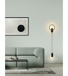 Kinkiety nowoczesne - MOOSEE lampa ścienna COMO czarna (MSE010100344) - product 9